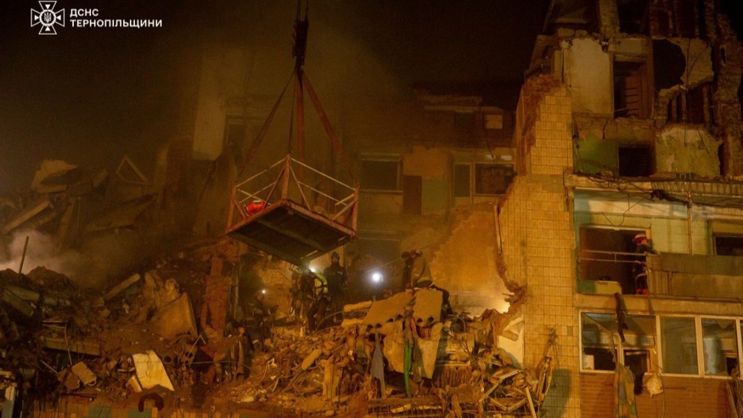 During the negotiations with the USA, Zelensky specifically mentioned the Russian strike on Ternopil.