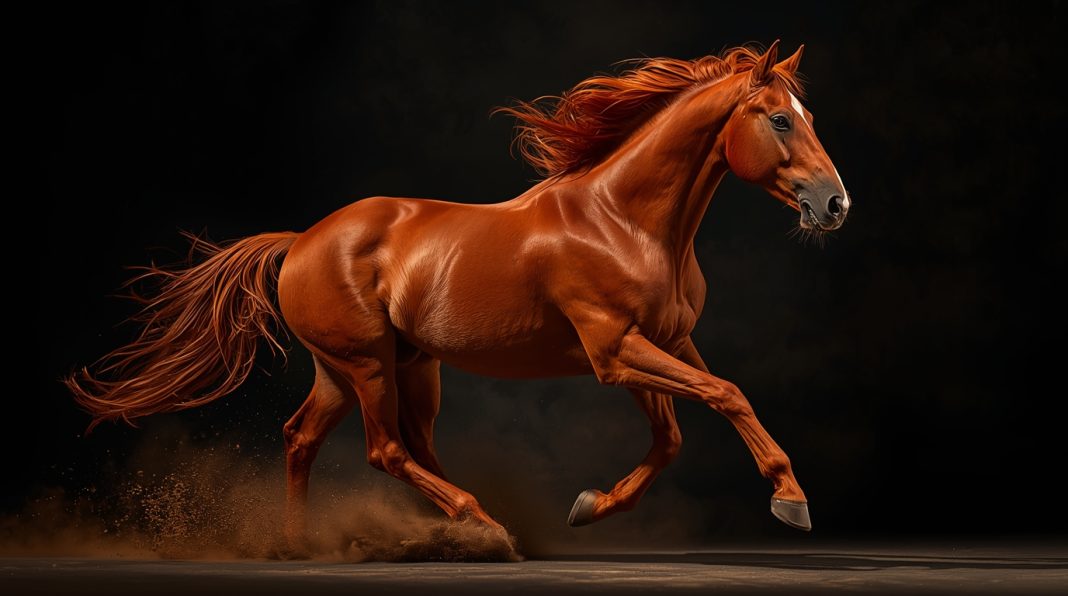 red fire horse