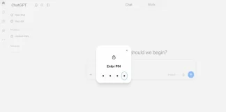 ChatGPT Introduces PIN-Protected Chats chatgpt locked chats